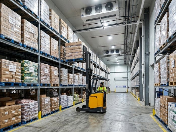 Bố trí không gian bên trong kho