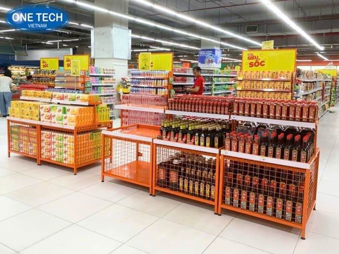 Kệ khuyến mãi - Tạo điểm nhấn thẩm mỹ cho không gian