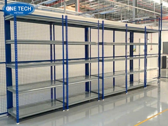 Kệ sắt V cài - Dòng kệ đa năng, tải trọng thấp