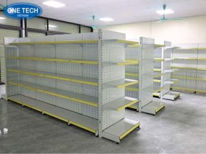 Kệ siêu thị lưng tôn lỗ bền bỉ, tải cao tại Quận 12