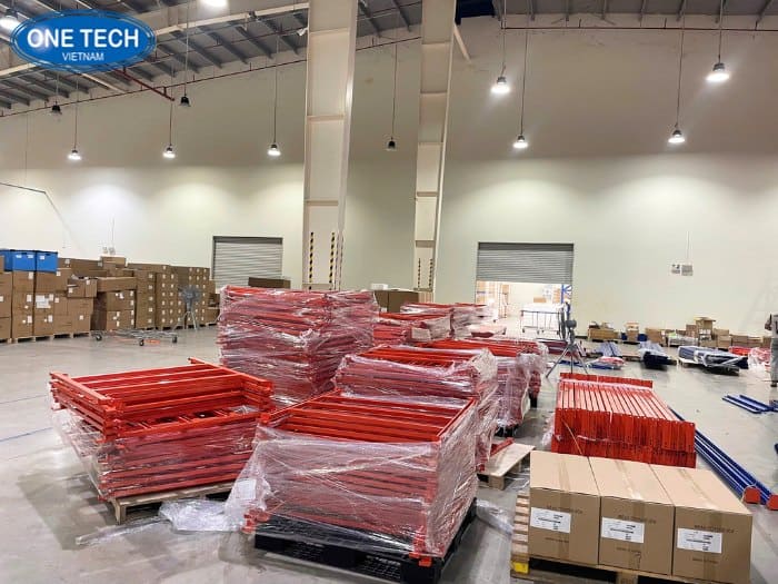 Lắp đặt kệ cho công ty Kortel Vina 01