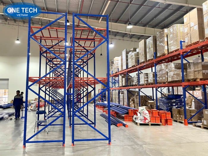 Lắp đặt kệ cho công ty Kortel Vina 02