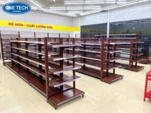 Làm kệ sắt theo yêu cầu cho cửa hàng bán lẻ TPHCM
