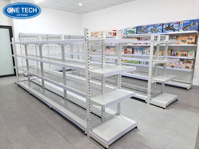 Nẹp giá kệ siêu thị màu tím