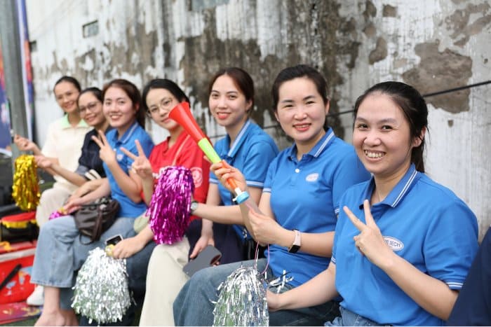 Thể hiện tinh thần mạnh mẽ