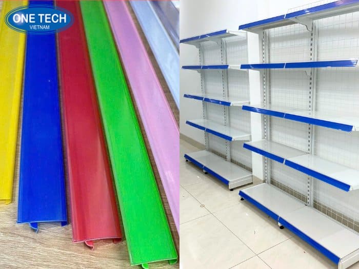Tìm hiểu về các loại nẹp kệ siêu thị