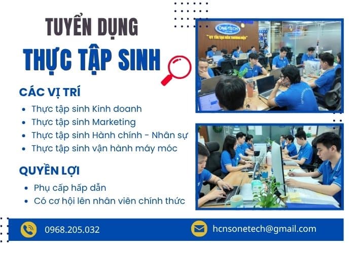 One Tech Group tuyển dụng thực tập sinh 2026