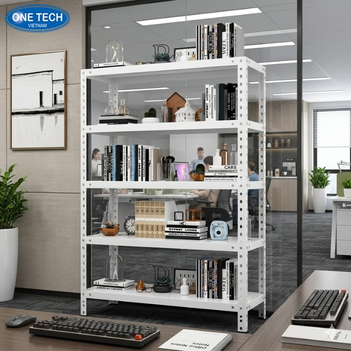 4 mẫu kệ trang trí văn phòng bằng sắt đẹp