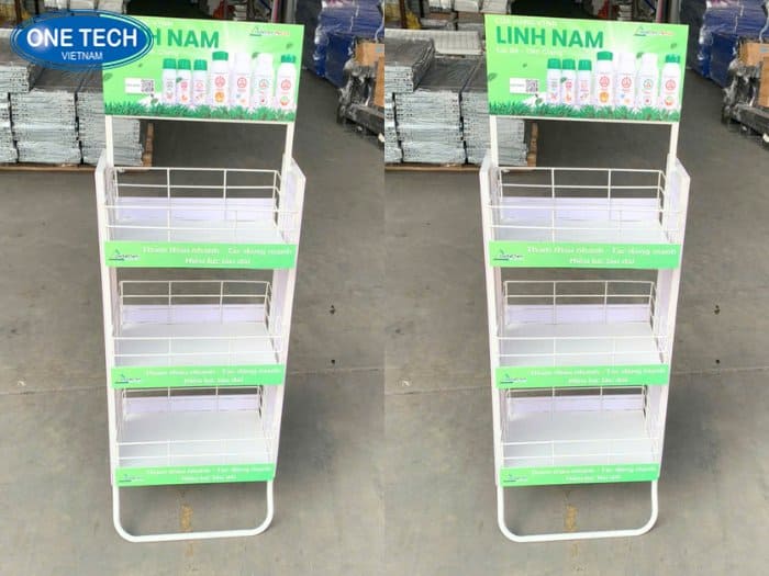 Kệ quảng cáo nhỏ gọn giúp thương hiệu nổi bật hơn