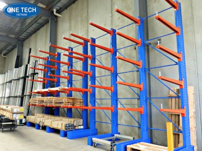 Kệ tay đỡ lưu trữ các mặt hàng hình dáng dài