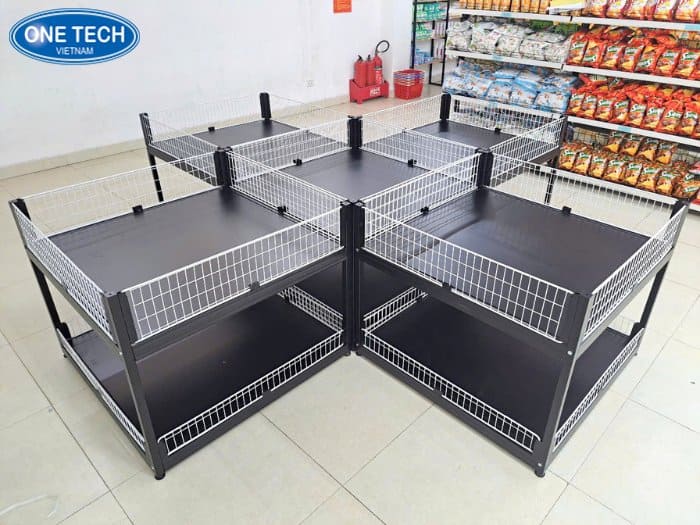 Kệ hình vuông tạo sự cân đối