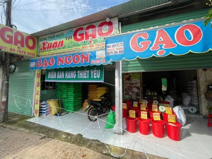 Lưu ý quan trọng khi trưng bày cửa hàng bán gạo