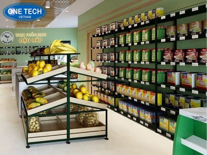 Tổng hợp mẫu kệ để thực phẩm sạch bền đẹp