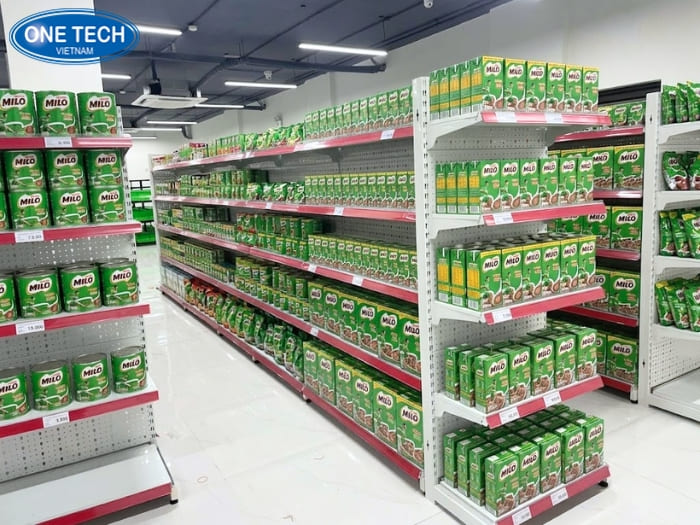 Kệ lưng tôn chắc chắn, trưng bày số lượng lớn