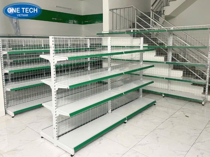 Kệ sắt lưng lưới lưu trữ tiện lợi