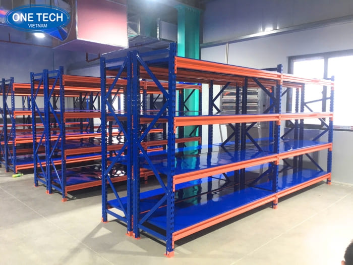 Kệ trung tải lưu trữ hàng hóa an toàn, tiện lợi