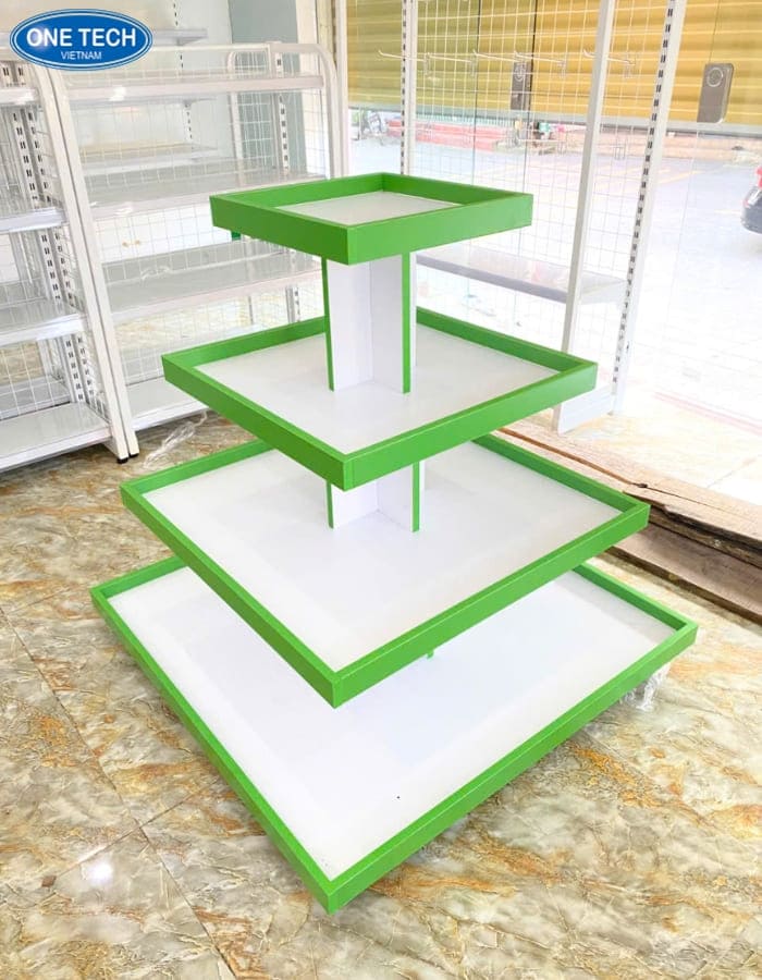 Kệ trưng bày 4 tầng để thực phẩm