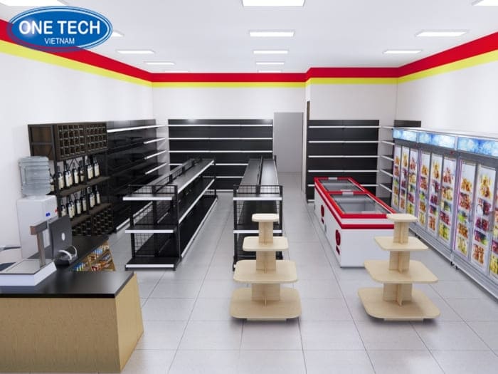 Tổng hợp 15 mẫu thiết kế siêu thị 60m2