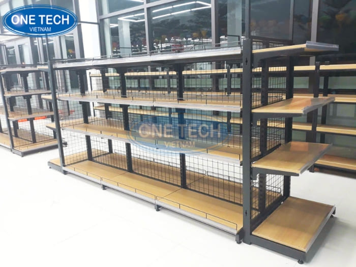 Dự án kệ khung sắt mâm gỗ cho trạm dừng nghỉ V52 Hải Dương 01