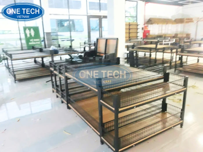 Dự án kệ khung sắt mâm gỗ cho trạm dừng nghỉ V52 Hải Dương 06