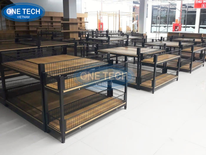 Dự án kệ khung sắt mâm gỗ cho trạm dừng nghỉ V52 Hải Dương 09