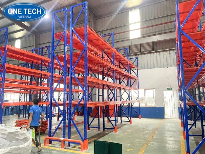 Kệ Double Deep tối ưu kho hàng công nghiệp
