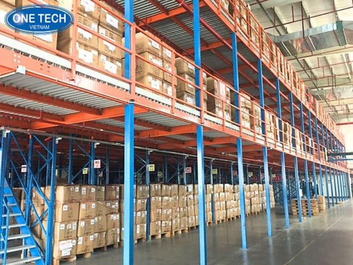 Kệ sàn Mezzanine mở rộng diện tích lưu trữ theo chiều cao