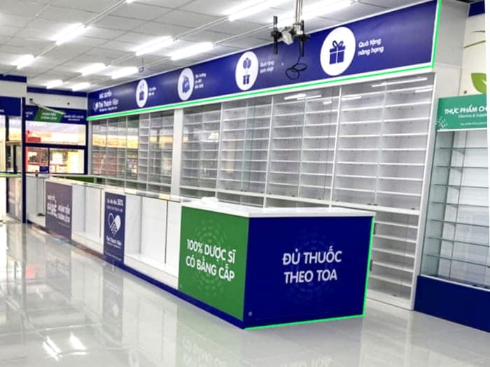 Kinh nghiệm chọn mẫu thiết kế tiệm thuốc tiện lợi