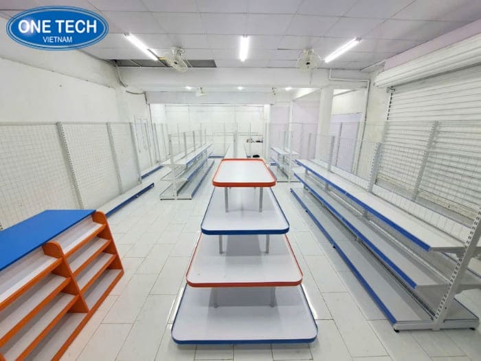 One Tech Group - Dịch vụ thiết kế thi công siêu thị mini 60m2 trọn gói