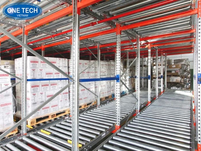 Kệ con lăn tăng tốc độ xuất nhập