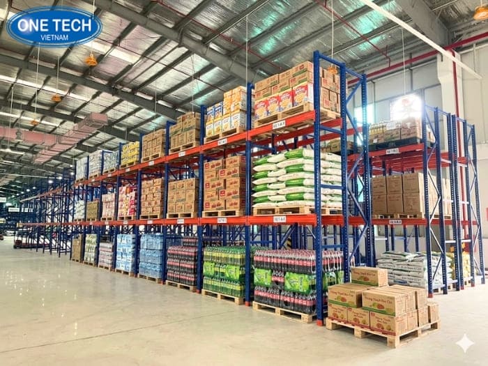 Kệ Double Deep tối ưu cho nhiều kho thực phẩm quy mô lớn