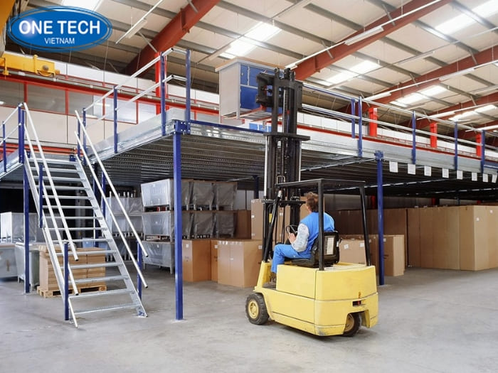 Kệ sàn Mezzanine cho kho ở Lai Châu
