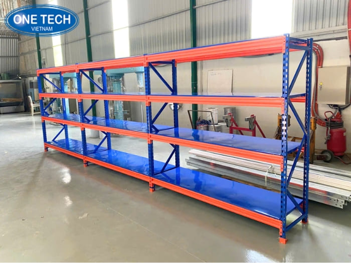 Kích thước tiêu chuẩn của kệ trung tải