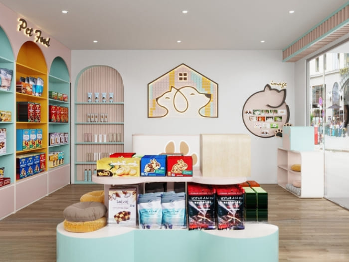 Mẫu thiết kế shop thú cưng 02