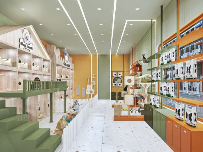 Mẫu thiết kế shop thú cưng 10