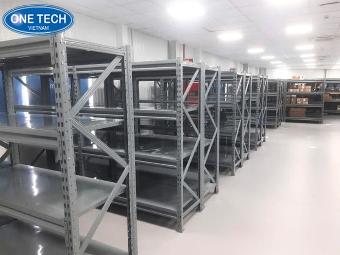 Hình ảnh chi tiết dự án kệ trung tải tại KTG Industrial 01