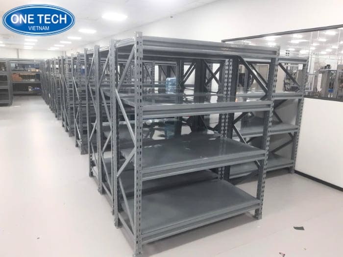 Hình ảnh chi tiết dự án kệ trung tải tại KTG Industrial 02