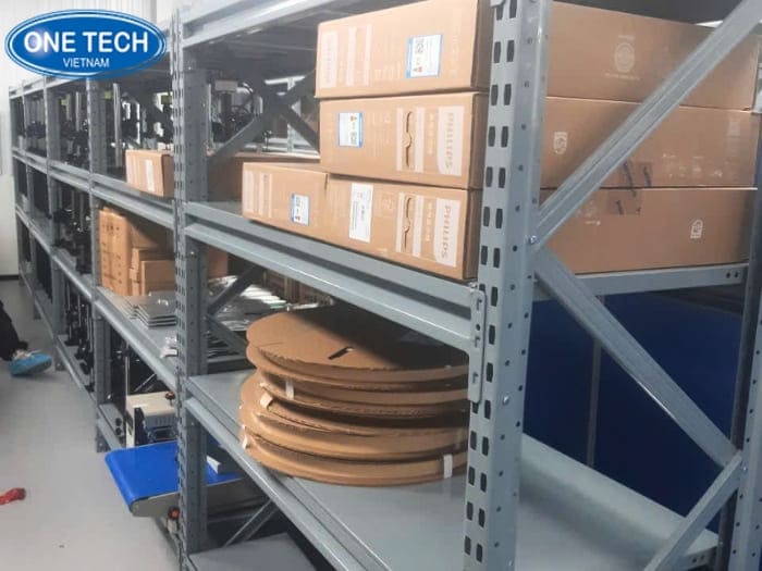 Hình ảnh chi tiết dự án kệ trung tải tại KTG Industrial 04