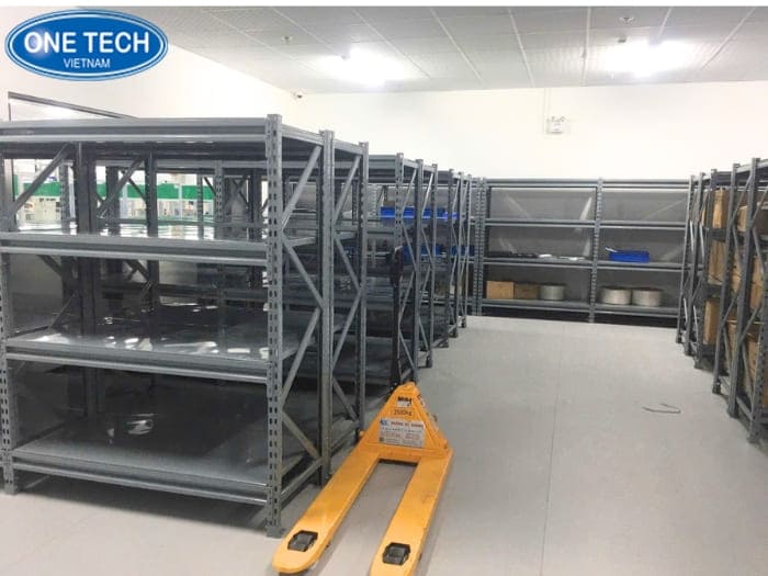 Hình ảnh chi tiết dự án kệ trung tải tại KTG Industrial 07