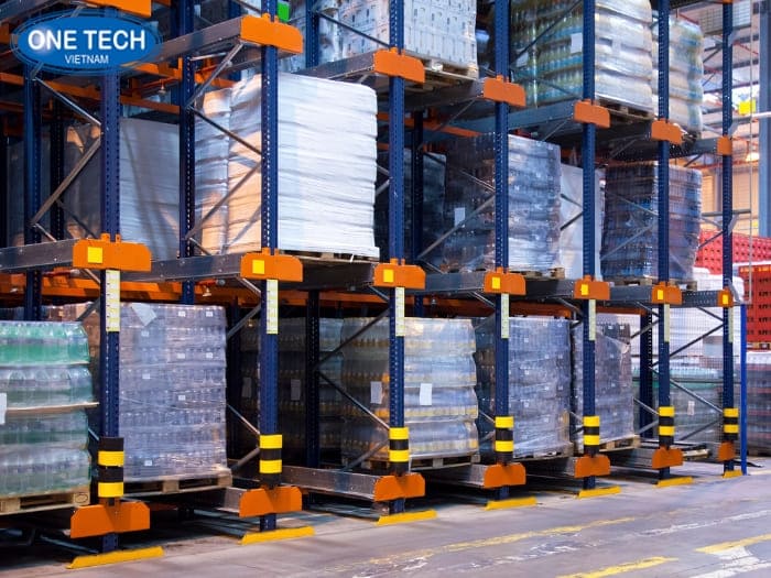 Kệ Drive In - Tối ưu 80% diện tích cho kho hàng pallet