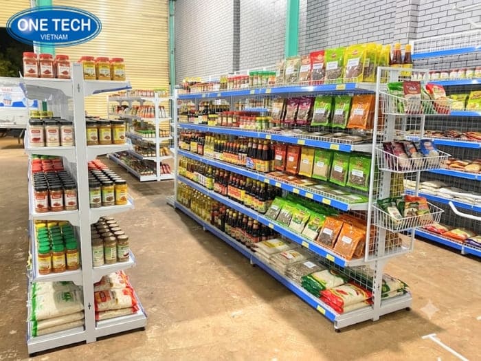 Kệ lưng lưới trưng bày gia vị được lựa chọn hàng đầu