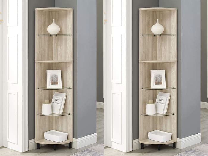 Kệ trưng bày sách góc tường