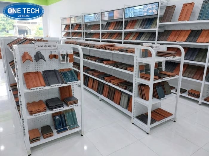 Tổng hợp mẫu kệ trưng bày gạch gói chắc chắn