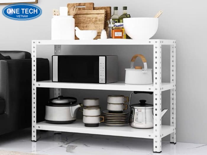 Kệ sắt đa năng 3 tầng sơn tĩnh điện