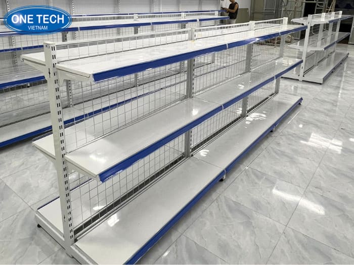 Kệ trưng bày 3 tầng sơn tĩnh điện bằng sắt