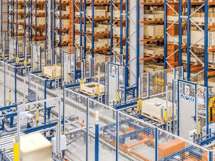Kết nối với hệ thống kho tự động
