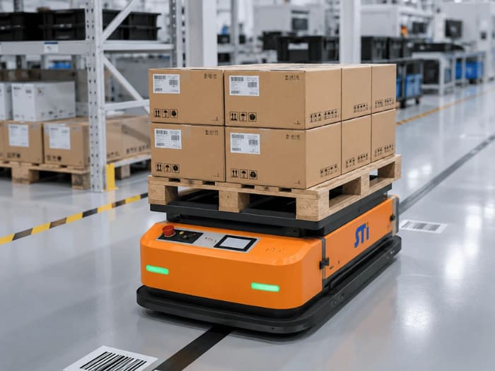 Lợi ích khi ứng dụng robot di chuyển pallet