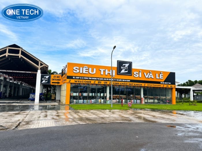 Thông tin dự án của kệ trưng bày tại Zmart Phú Quốc 