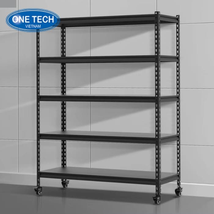 Cấu tạo của kệ 5 tầng có bánh xe