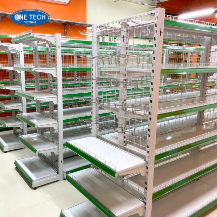 Ứng dụng đa năng của kệ đôi 6 tầng lưng lưới